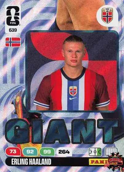 639 Erling Haaland - Giant Panini Adrenalyn XL World Cup 2026 2026