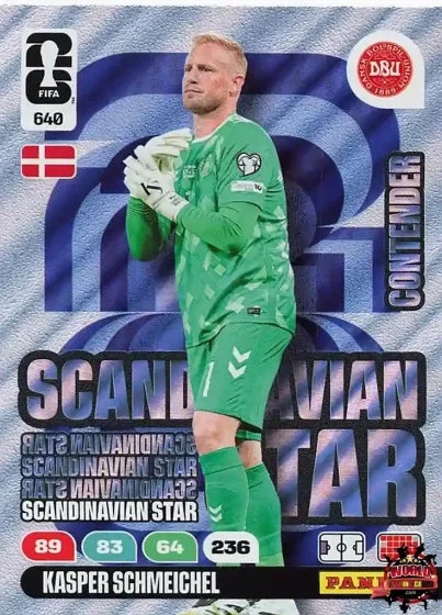 640 Kasper Schmeichel - Scandinavian Star Panini Adrenalyn XL World Cup 2026 2026