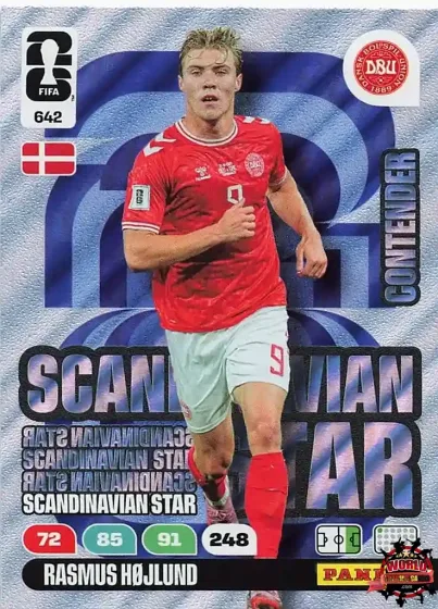 642 Rasmus Hojlund - Scandinavian Star Panini Adrenalyn XL World Cup 2026 2026