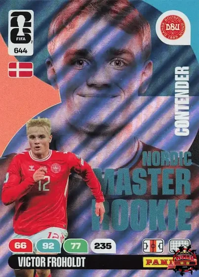 644 Victor Froholdt - Master Rookie Panini Adrenalyn XL World Cup 2026 2026