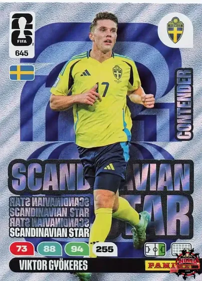 645 Viktor Gyökeres - Scandinavian Star Panini Adrenalyn XL World Cup 2026 2026 645 Viktor Gyökeres - Scandinavian Star Panini Adrenalyn XL World Cup 2026 2026