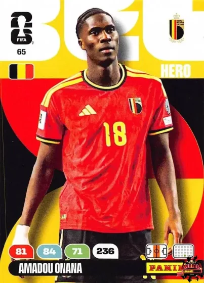 65 Amadou Onana Panini Adrenalyn XL World Cup 2026 2026 65 Amadou Onana Panini Adrenalyn XL World Cup 2026 2026