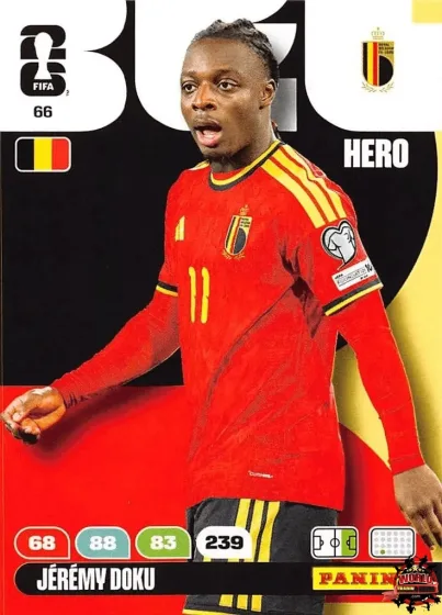 66 Jérémy Doku Panini Adrenalyn XL World Cup 2026 2026 66 Jérémy Doku Panini Adrenalyn XL World Cup 2026 2026