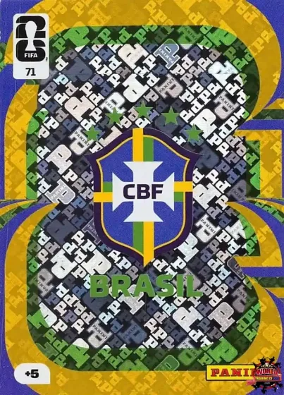 71 Бразилія — емблема Panini Adrenalyn XL World Cup 2026 2026 71 Бразилія — емблема Panini Adrenalyn XL World Cup 2026 2026
