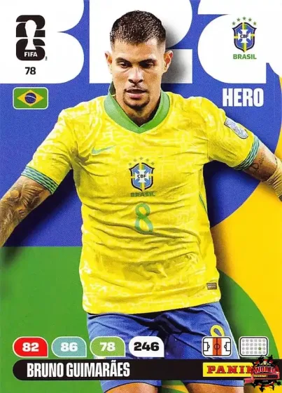 78 Bruno Guimarães Panini Adrenalyn XL World Cup 2026 2026 78 Bruno Guimarães Panini Adrenalyn XL World Cup 2026 2026
