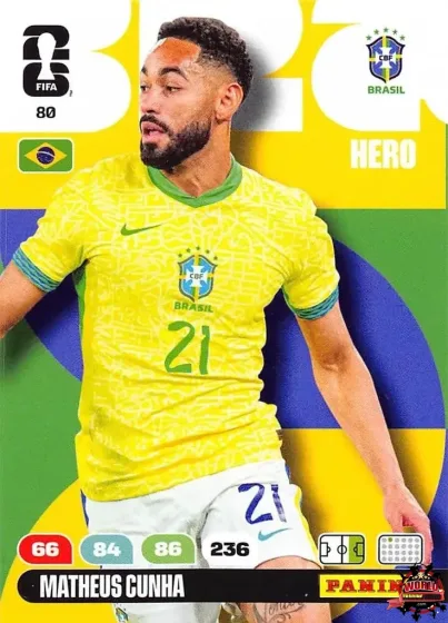 80 Matheus Cunha Panini Adrenalyn XL World Cup 2026 2026 80 Matheus Cunha Panini Adrenalyn XL World Cup 2026 2026