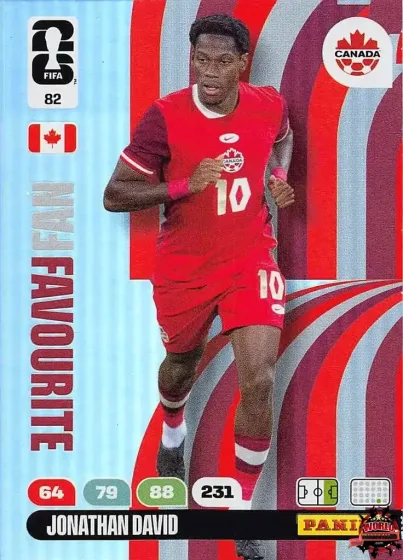 82 Jonathan David Panini Adrenalyn XL World Cup 2026 2026 82 Jonathan David Panini Adrenalyn XL World Cup 2026 2026