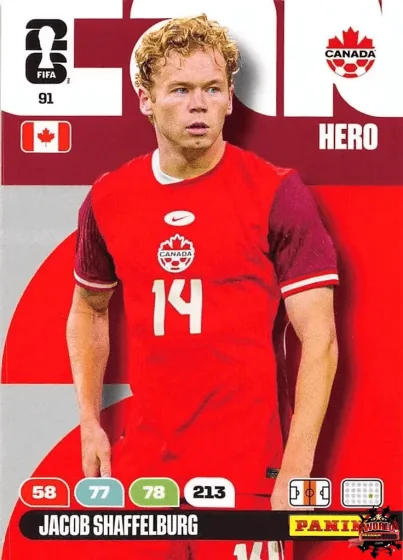 91 Jacob Shaffelburg Panini Adrenalyn XL World Cup 2026 2026 91 Jacob Shaffelburg Panini Adrenalyn XL World Cup 2026 2026