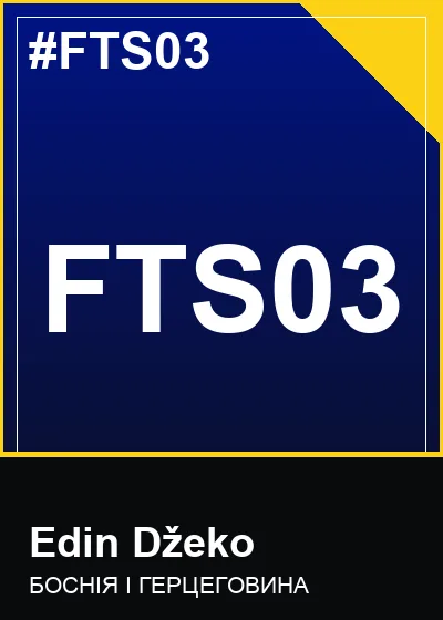 FTS03 Edin Džeko Panini Adrenalyn XL World Cup 2026 2026 FTS03 Edin Džeko Panini Adrenalyn XL World Cup 2026 2026