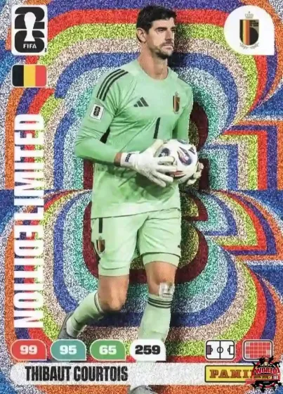 LE10 Thibaut Courtois Panini Adrenalyn XL World Cup 2026 2026 LE10 Thibaut Courtois Panini Adrenalyn XL World Cup 2026 2026