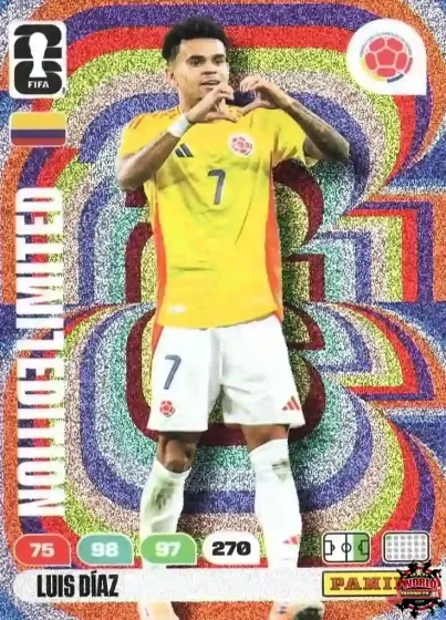 LE18 Luis Diaz Panini Adrenalyn XL World Cup 2026 2026 LE18 Luis Diaz Panini Adrenalyn XL World Cup 2026 2026
