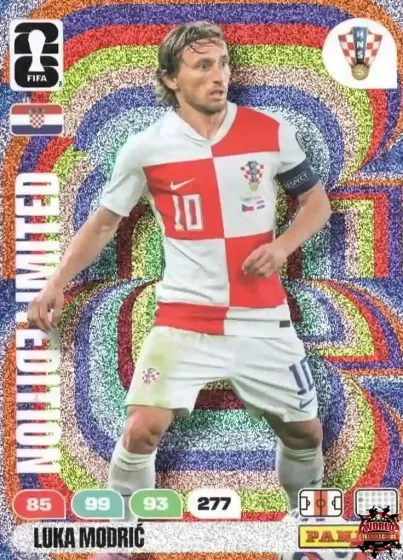 LE20 Luka Modric Panini Adrenalyn XL World Cup 2026 2026 LE20 Luka Modric Panini Adrenalyn XL World Cup 2026 2026