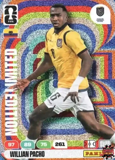 LE22 Willian Pacho Panini Adrenalyn XL World Cup 2026 2026