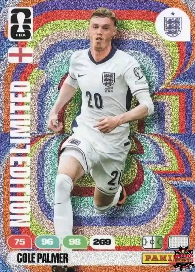 LE26 Cole Palmer Panini Adrenalyn XL World Cup 2026 2026