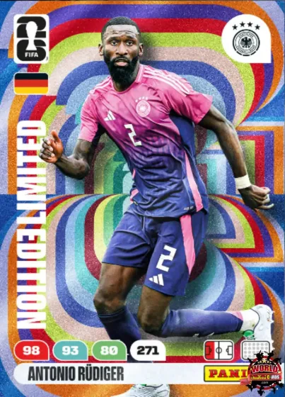 LE38 Antonio Rudiger Panini Adrenalyn XL World Cup 2026 2026
