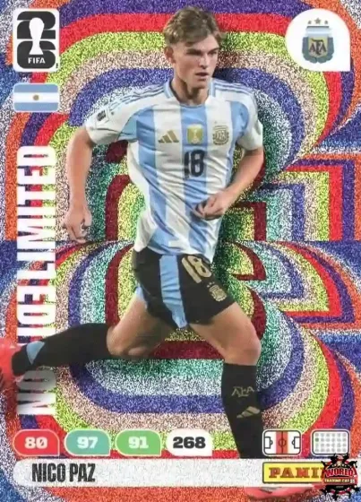 LE4 Nico Paz Panini Adrenalyn XL World Cup 2026 2026