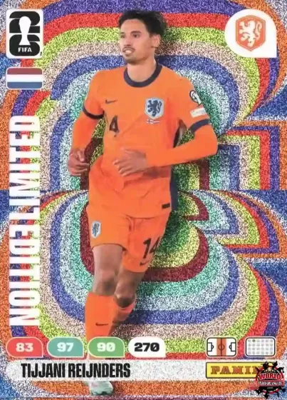 LE54 Tijani Reijnders Panini Adrenalyn XL World Cup 2026 2026