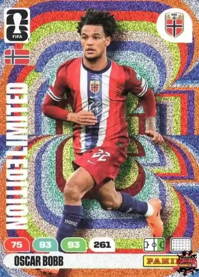 LE61 Oscar Bobb Panini Adrenalyn XL World Cup 2026 2026