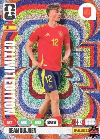 LE69 Dean Huijsen Panini Adrenalyn XL World Cup 2026 2026