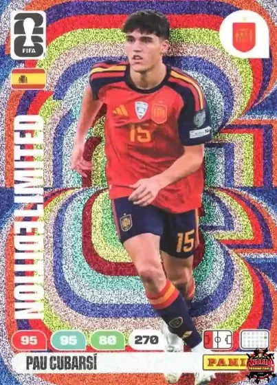 LE72 Pau Cubarsí Panini Adrenalyn XL World Cup 2026 2026