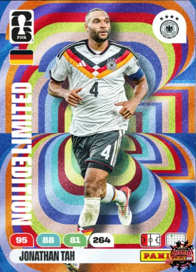 LE85 Jonathan Tah Panini Adrenalyn XL World Cup 2026 2026