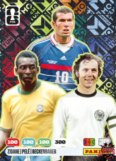 MDB Zidane / Pele / Beckenbauer Panini Adrenalyn XL World Cup 2026 2026 MDB Zidane / Pele / Beckenbauer Panini Adrenalyn XL World Cup 2026 2026