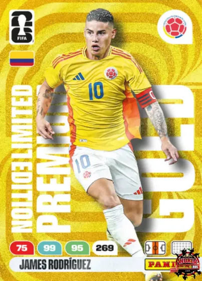 PGLE2 James Rodríguez Panini Adrenalyn XL World Cup 2026 2026