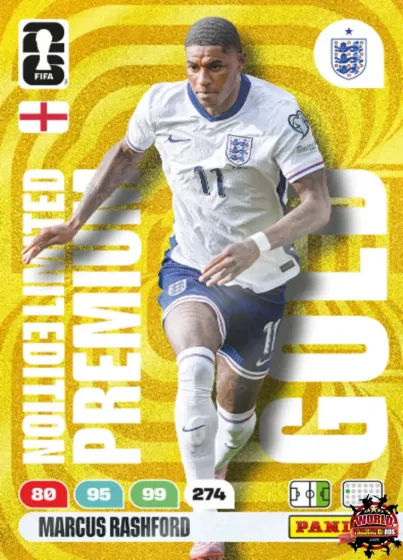 PGLE3 Marcus Rashford Panini Adrenalyn XL World Cup 2026 2026