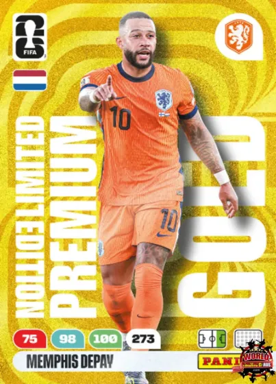 PGLE5 Memphis Depay Panini Adrenalyn XL World Cup 2026 2026