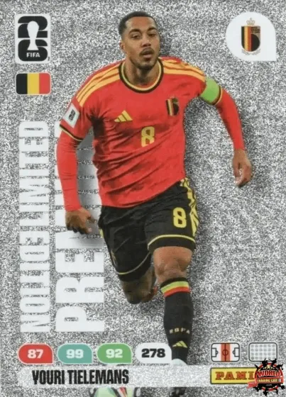 PLE1 Youri Tielemans Panini Adrenalyn XL World Cup 2026 2026