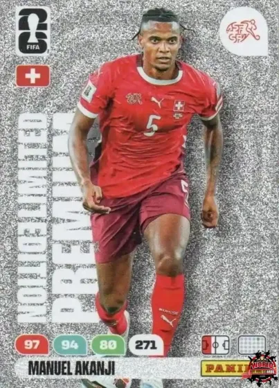 PLE11 Manuel Akanji Panini Adrenalyn XL World Cup 2026 2026