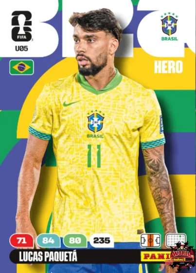 U05 Lucas Paquetá Panini Adrenalyn XL World Cup 2026 2026 U05 Lucas Paquetá Panini Adrenalyn XL World Cup 2026 2026