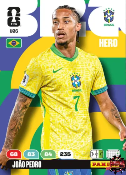 U06 João Pedro Panini Adrenalyn XL World Cup 2026 2026 U06 João Pedro Panini Adrenalyn XL World Cup 2026 2026
