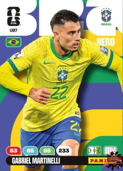 U07 Gabriel Martinelli Panini Adrenalyn XL World Cup 2026 2026