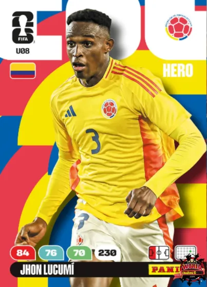 U08 Jhon Lucumí Panini Adrenalyn XL World Cup 2026 2026 U08 Jhon Lucumí Panini Adrenalyn XL World Cup 2026 2026