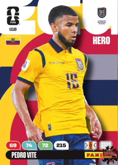 U10 Pedro Vite Panini Adrenalyn XL World Cup 2026 2026