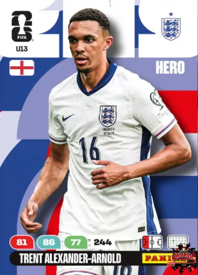 U13 Trent Alexander-Arnold Panini Adrenalyn XL World Cup 2026 2026 U13 Trent Alexander-Arnold Panini Adrenalyn XL World Cup 2026 2026