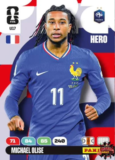 U17 Michael Olise Panini Adrenalyn XL World Cup 2026 2026