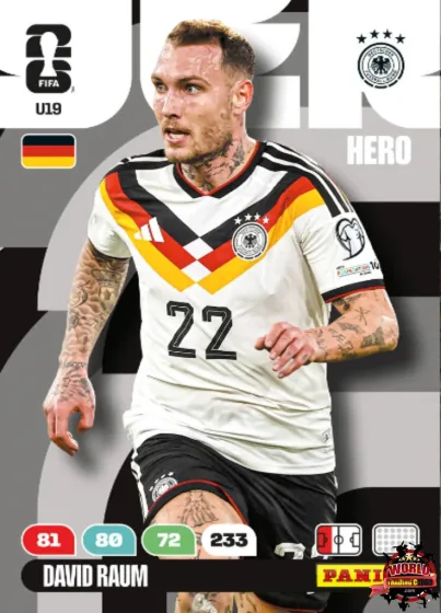 U19 David Raum Panini Adrenalyn XL World Cup 2026 2026
