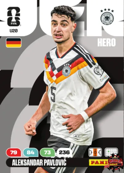 U20 Aleksander Pavlović Panini Adrenalyn XL World Cup 2026 2026