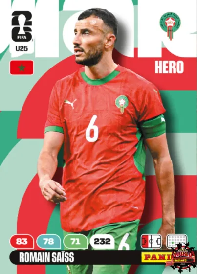 U25 Romain Saïss Panini Adrenalyn XL World Cup 2026 2026