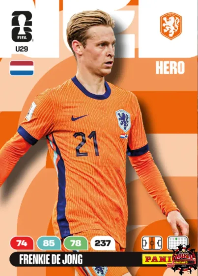 U29 Frenkie de Jong Panini Adrenalyn XL World Cup 2026 2026 U29 Frenkie de Jong Panini Adrenalyn XL World Cup 2026 2026