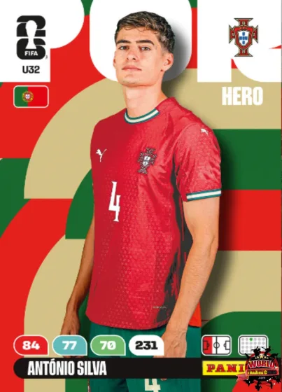 U32 António Silva Panini Adrenalyn XL World Cup 2026 2026