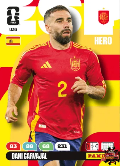 U36 Dani Carvajal Panini Adrenalyn XL World Cup 2026 2026