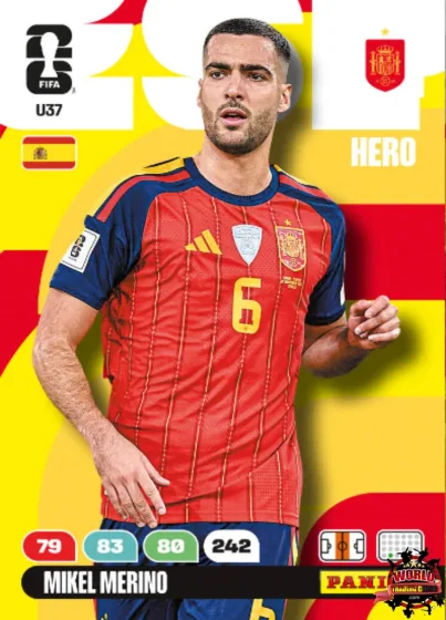 U37 Mikel Merino Panini Adrenalyn XL World Cup 2026 2026