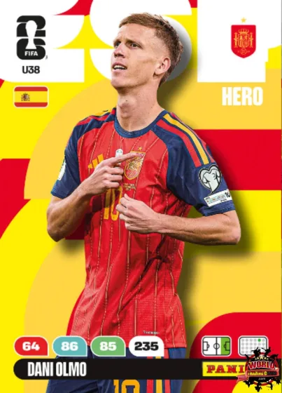 U38 Dani Olmo Panini Adrenalyn XL World Cup 2026 2026 U38 Dani Olmo Panini Adrenalyn XL World Cup 2026 2026