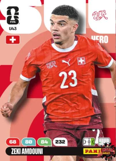 U43 Zeki Amdouni Panini Adrenalyn XL World Cup 2026 2026