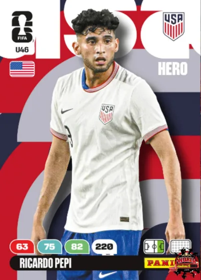 U46 Ricardo Pepi Panini Adrenalyn XL World Cup 2026 2026