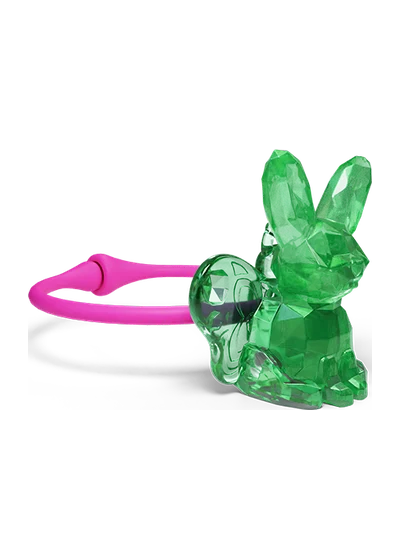 VT035A Armband mit grünem Kristallhasen Kinder Überraschung: Feen 2025/2026