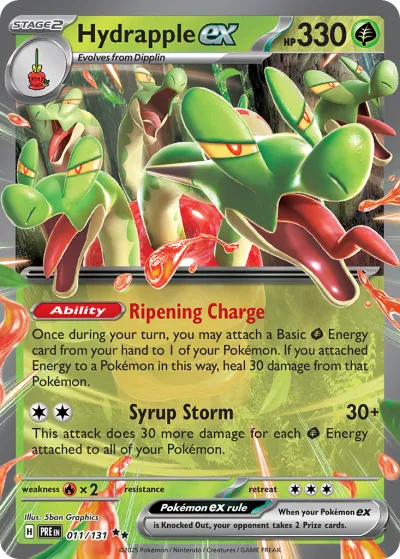 11 Hydrapple ex Prismatic Evolutions 2025